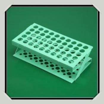 Reagenzglasgestell 12 mm ( Z Form ) grün