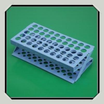 Test tube rack 16 mm (Z shape) blue