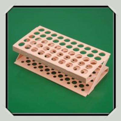 Test tube rack 16 mm (Z shape) pink